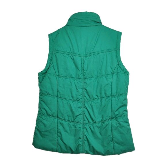Vanity full-zip puffer vest, women's size M, green, sleeveless - Picture 6 of 8